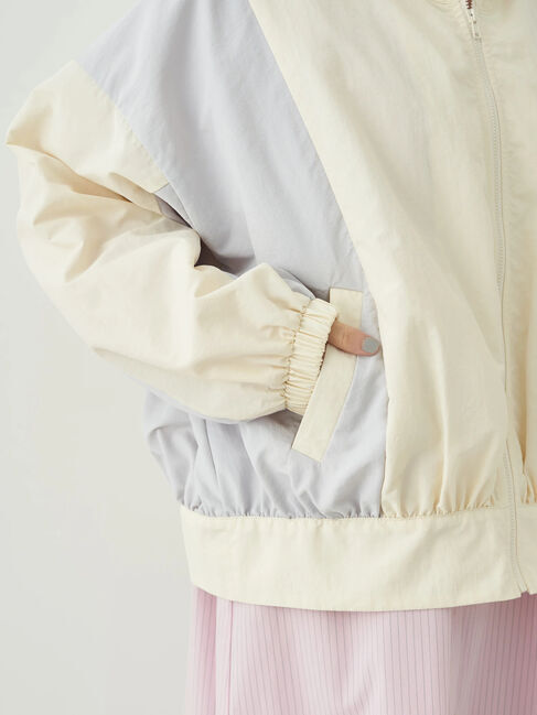 earth music&ecology「コクーンギャザー切替ブルゾン」|スーツ|