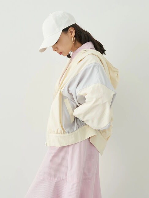 earth music&ecology「コクーンギャザー切替ブルゾン」|スーツ|