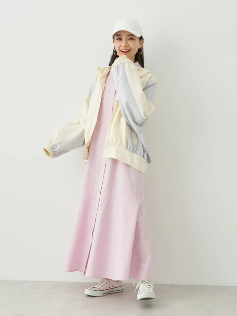 earth music&ecology「コクーンギャザー切替ブルゾン」|スーツ|