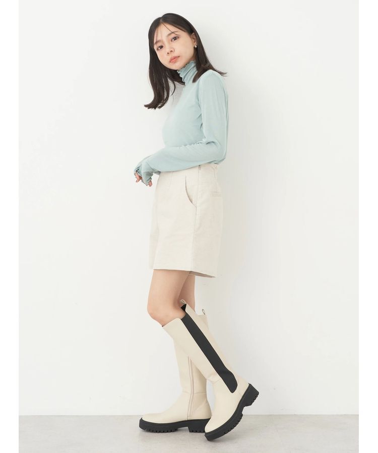 earth music&ecology「シアータートルネックプルオーバー」|Tシャツ・カットソー|