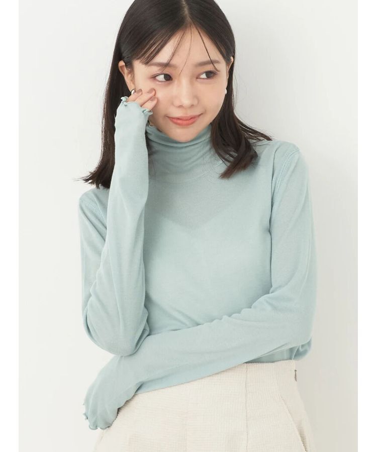 earth music&ecology「シアータートルネックプルオーバー」|Tシャツ・カットソー|Mint