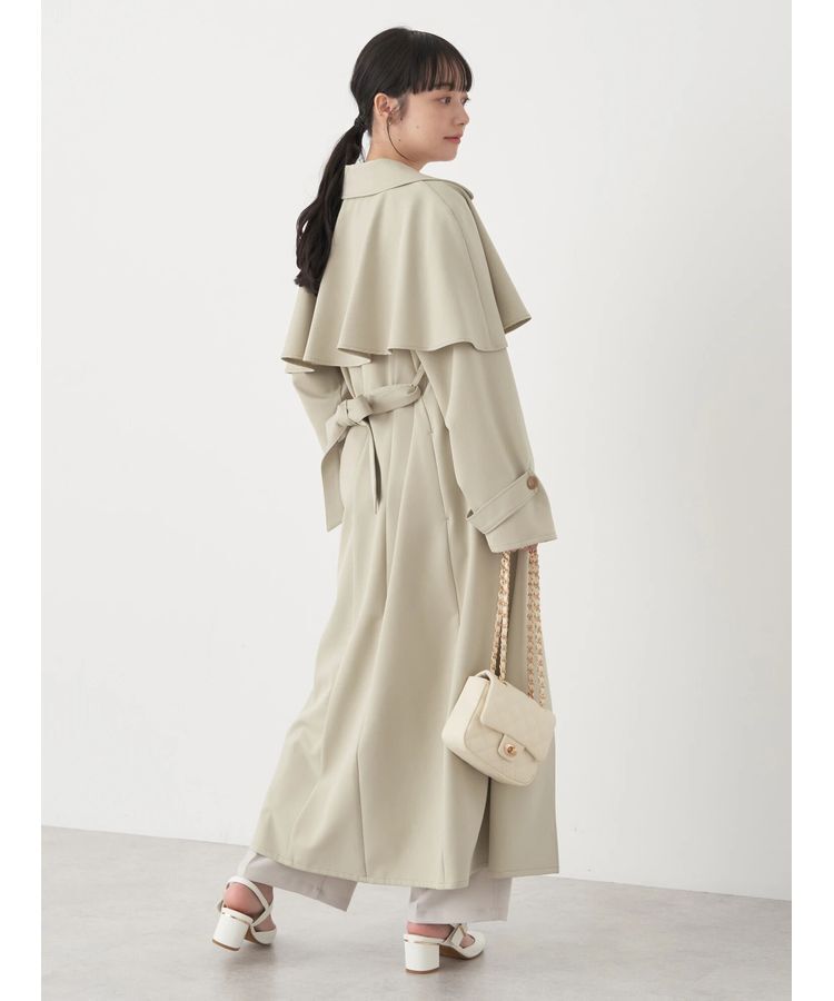 earth music&ecology「2WAYケープトレンチコート」|トレンチコート|