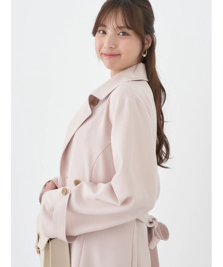 earth music&ecology「2WAYケープトレンチコート」|トレンチコート|