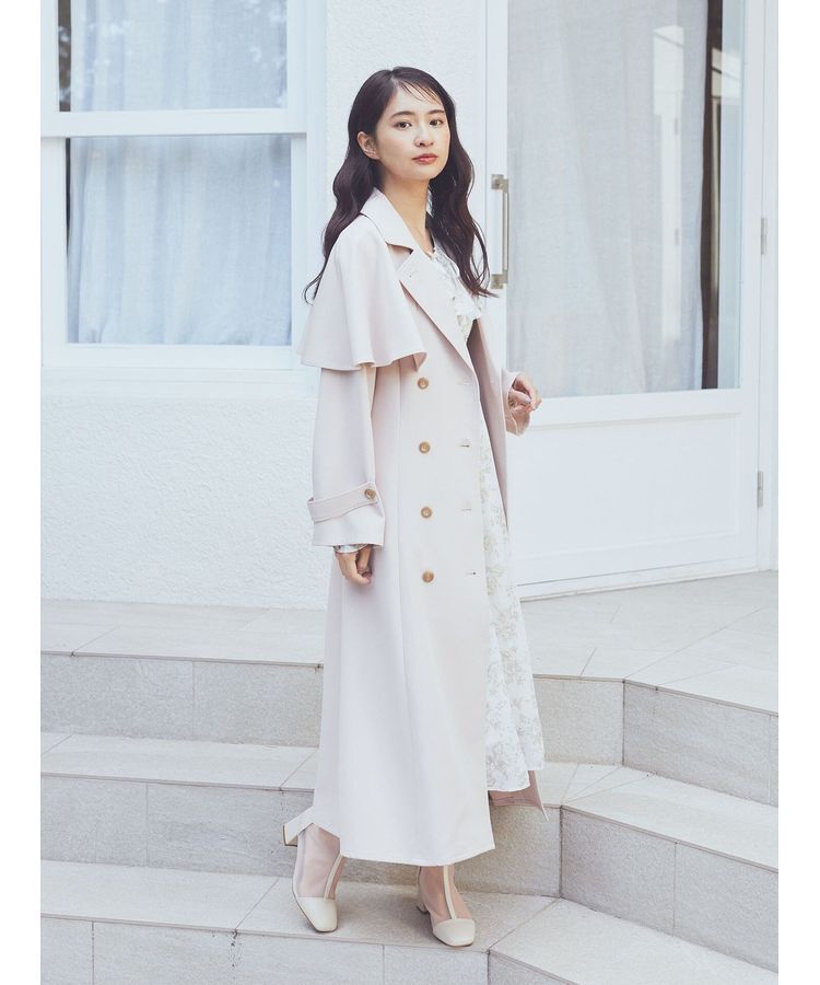 earth music&ecology「2WAYケープトレンチコート」|トレンチコート|