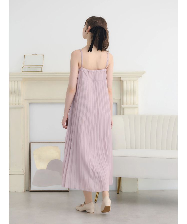 earth music&ecology「SET2点　オーガンジー刺繍+プリーツワンピース」|ワンピース|