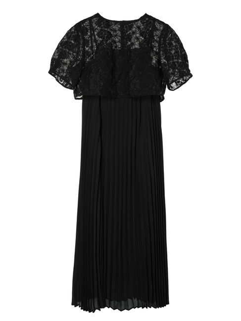 earth music&ecology「SET2点　オーガンジー刺繍+プリーツワンピース」|ワンピース|