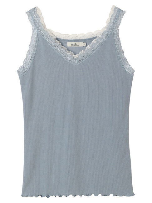 earth music&ecology「ダブルレースタンクトップ」|インナー|Sax