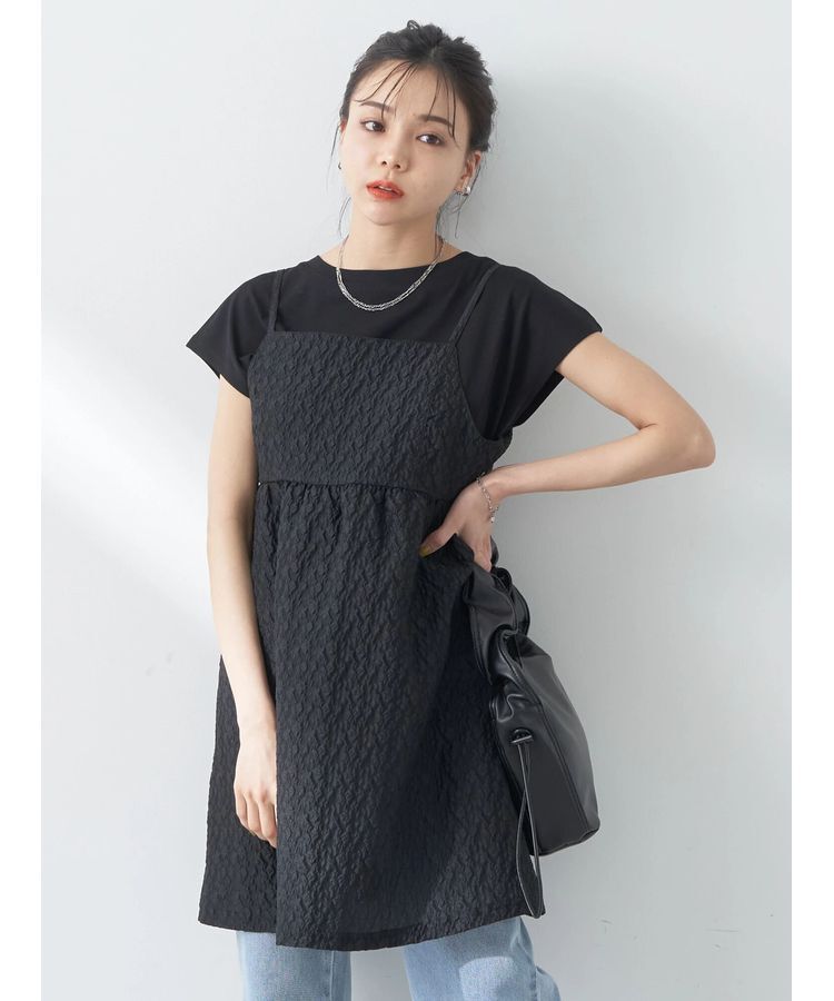 earth music&ecology「ぽこぽこフラワーキャミチュニック」|チュニック|