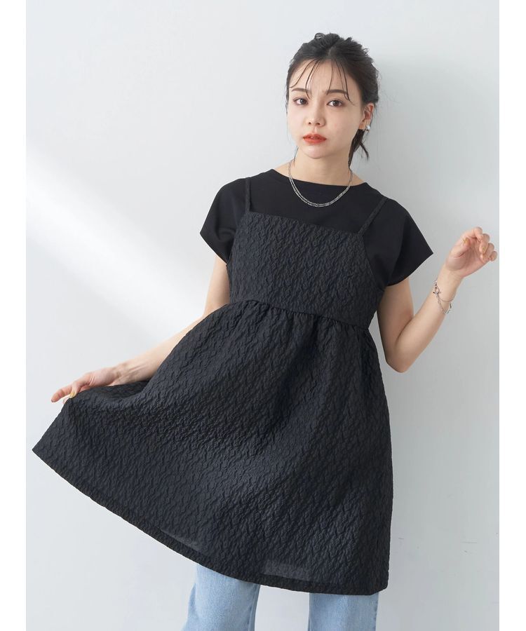 earth music&ecology「ぽこぽこフラワーキャミチュニック」|チュニック|