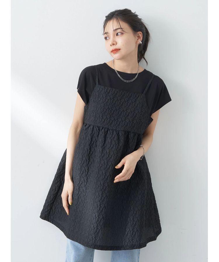 earth music&ecology「ぽこぽこフラワーキャミチュニック」|チュニック|