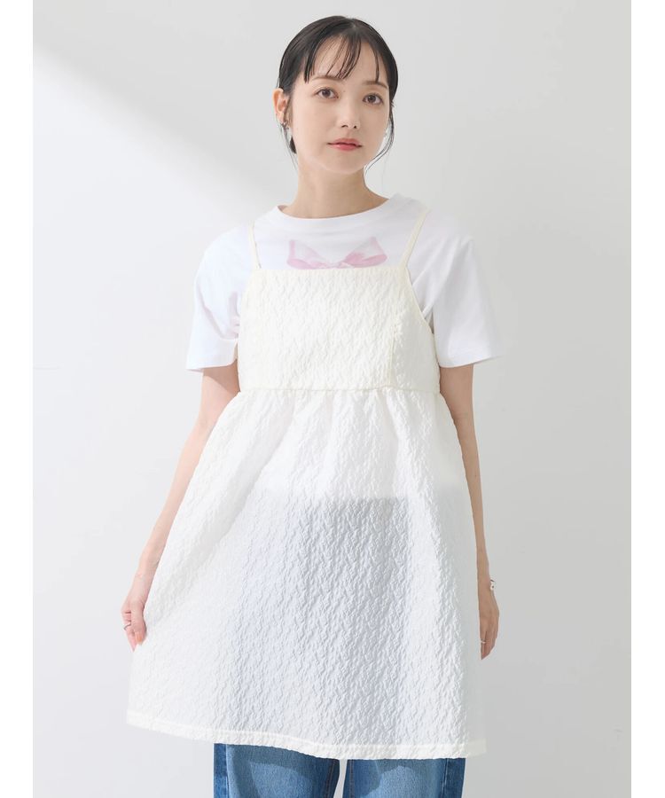 earth music&ecology「ぽこぽこフラワーキャミチュニック」|チュニック|