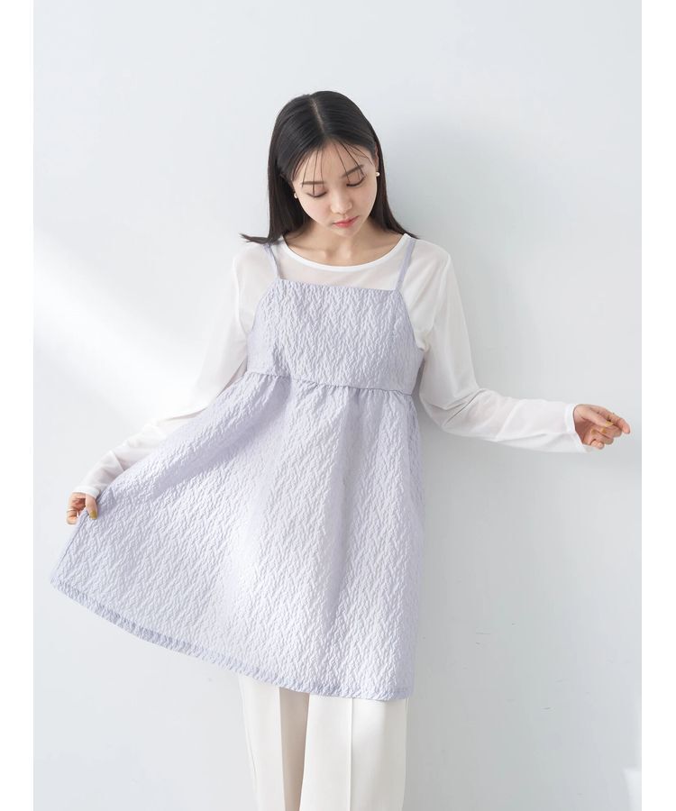 earth music&ecology「ぽこぽこフラワーキャミチュニック」|チュニック|