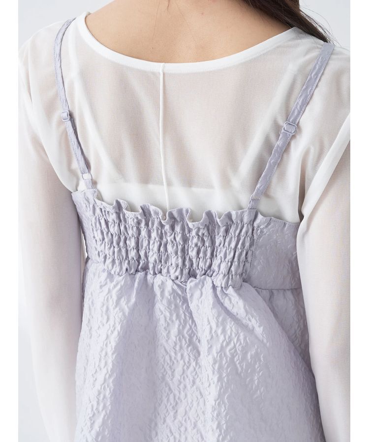 earth music&ecology「ぽこぽこフラワーキャミチュニック」|チュニック|