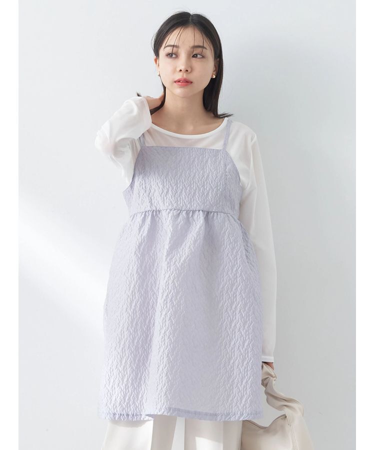 earth music&ecology「ぽこぽこフラワーキャミチュニック」|チュニック|