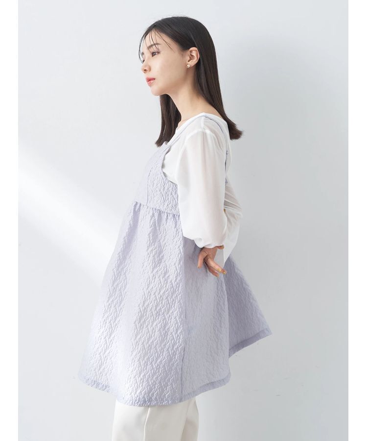 earth music&ecology「ぽこぽこフラワーキャミチュニック」|チュニック|