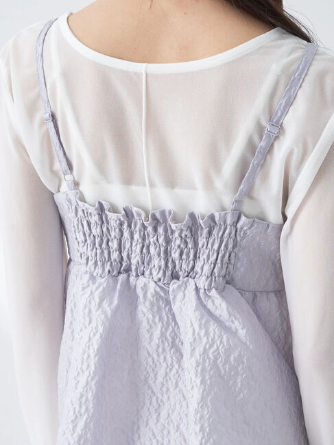 earth music&ecology「ぽこぽこフラワーキャミチュニック」|チュニック|