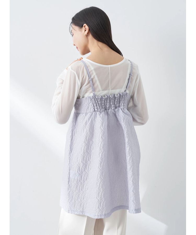 earth music&ecology「ぽこぽこフラワーキャミチュニック」|チュニック|