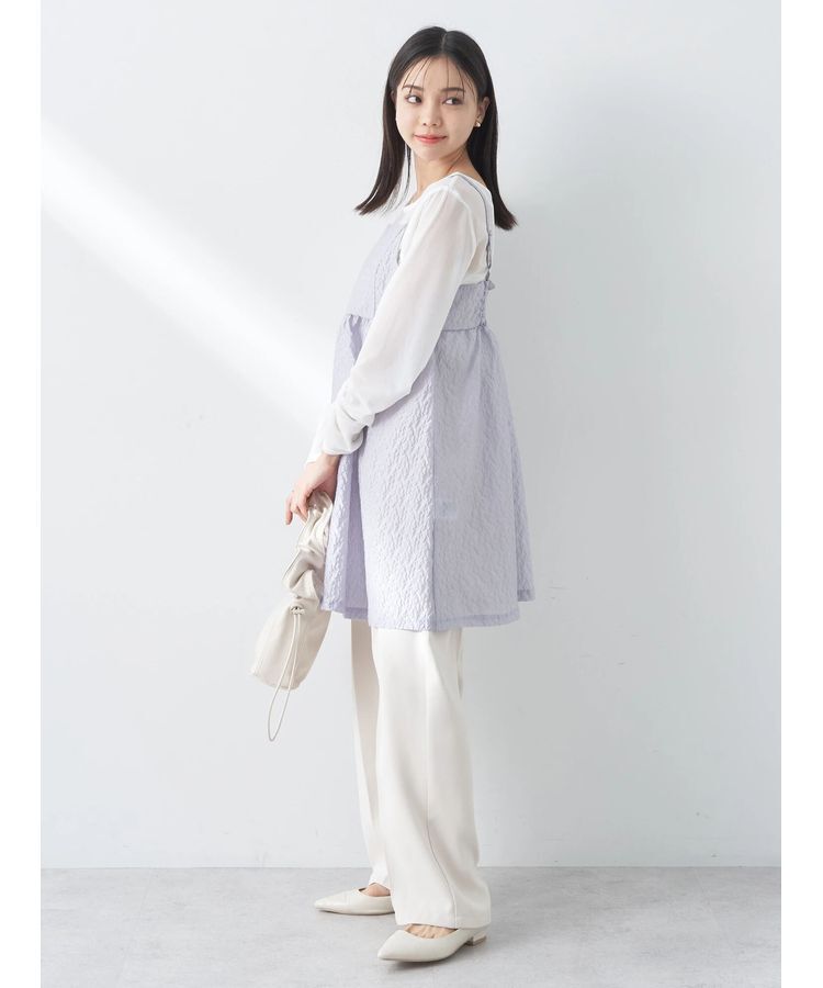 earth music&ecology「ぽこぽこフラワーキャミチュニック」|チュニック|