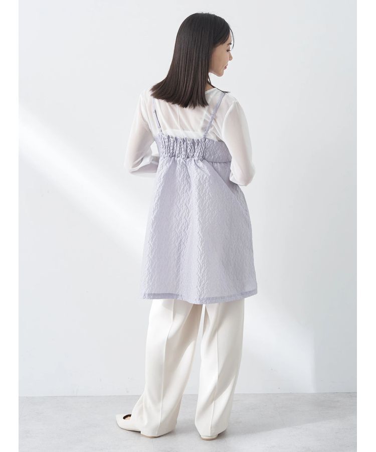 earth music&ecology「ぽこぽこフラワーキャミチュニック」|チュニック|