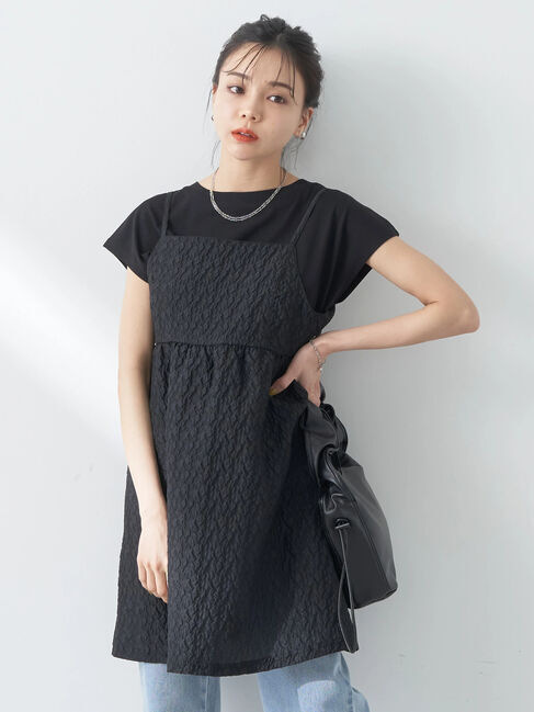 earth music&ecology「ぽこぽこフラワーキャミチュニック」|チュニック|