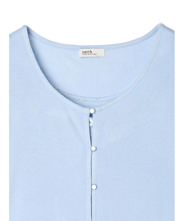 earth music&ecology「SET2点カーディガン+フラワーキャミ」|カーディガン|