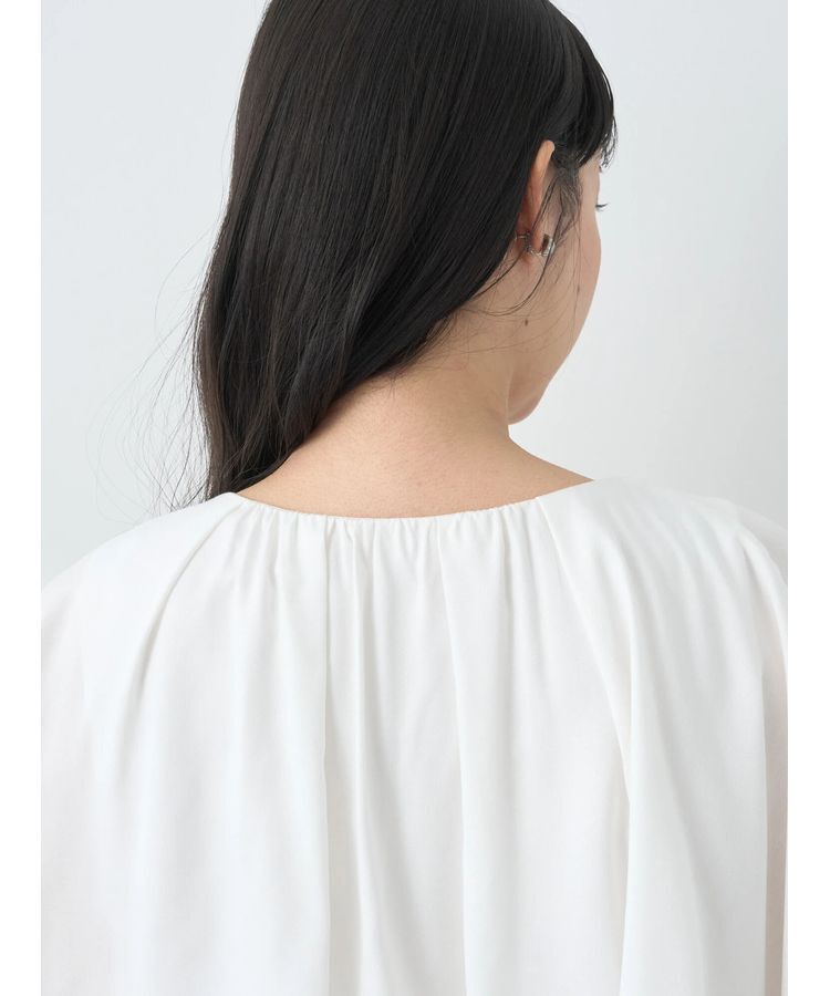 earth music&ecology「ケープカラーブラウス」|シャツ・ブラウス|