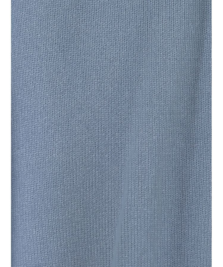 earth music&ecology「チュールドッキング半袖ニットプルオーバー」|ニット・セーター|