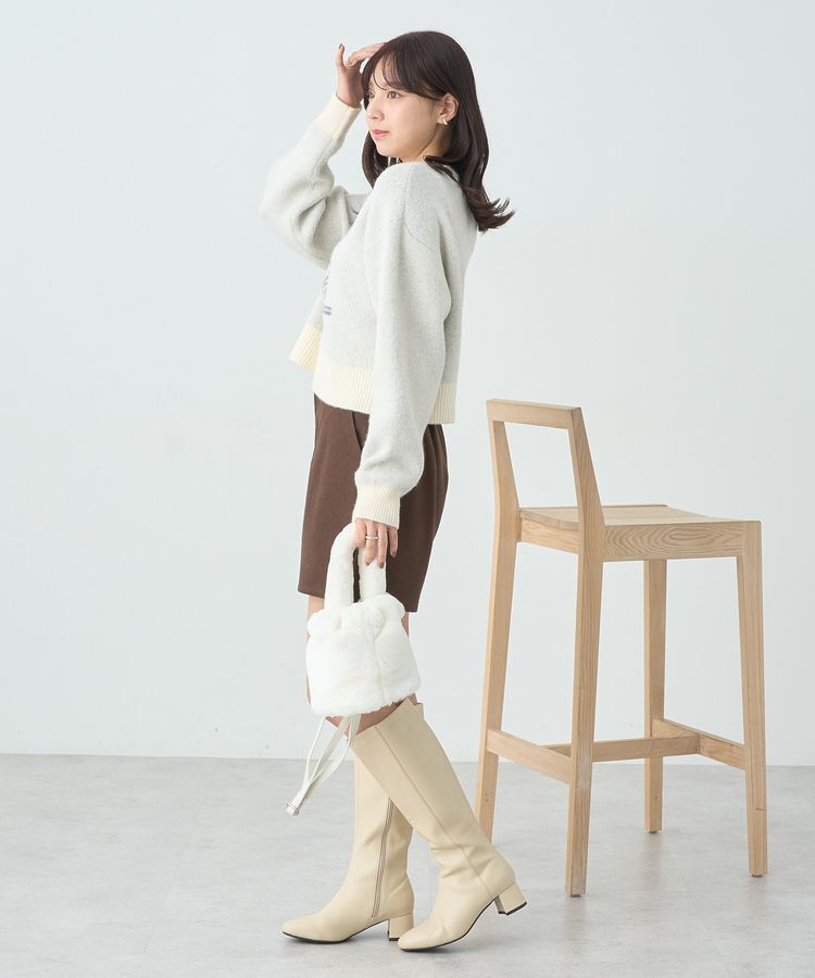 earth music&ecology「ジャガードロゴニットプルオーバー」|ニット・セーター|