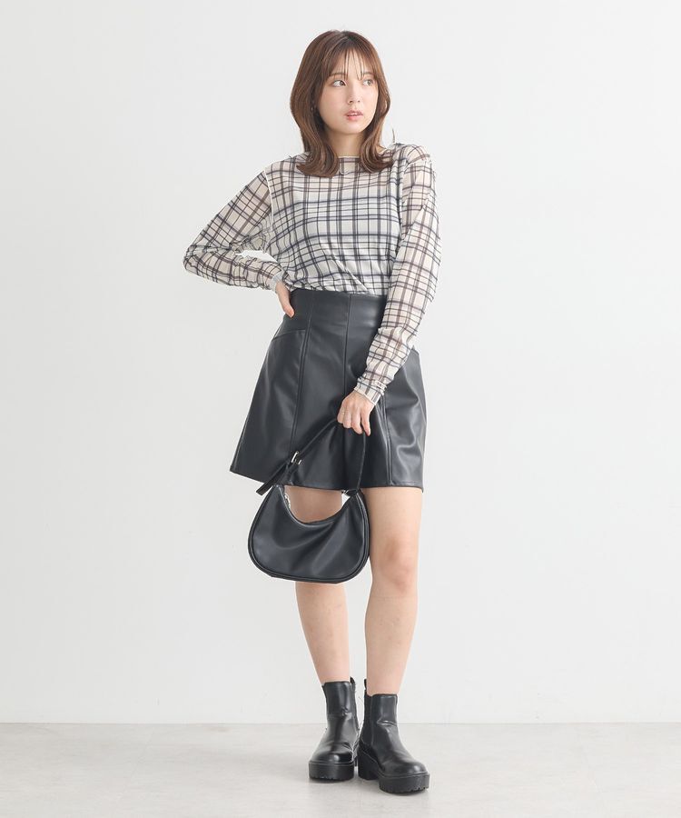 earth music&ecology「ハーフムーンアジャスタブルバッグ」|ハンドバッグ|