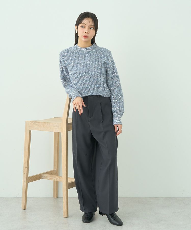 earth music&ecology「ダブルウエストデザインパンツ」|その他|