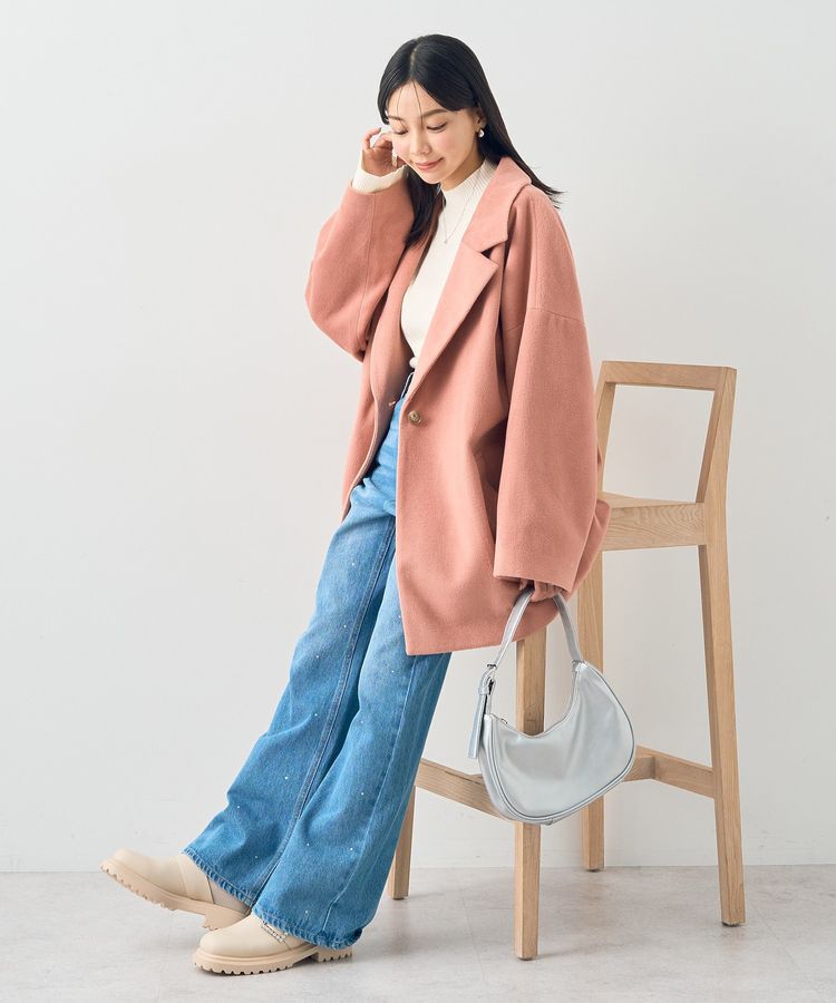 earth music&ecology「オーバーテーラードジャケット シャギー」|その他|