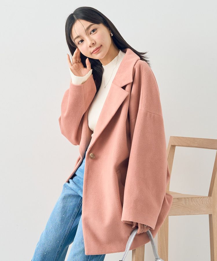 earth music&ecology「オーバーテーラードジャケット シャギー」|その他|