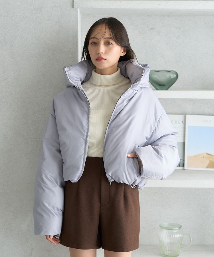 earth music&ecology「2wayパファー ショートブルゾン」|ブルゾン・スタジャン|