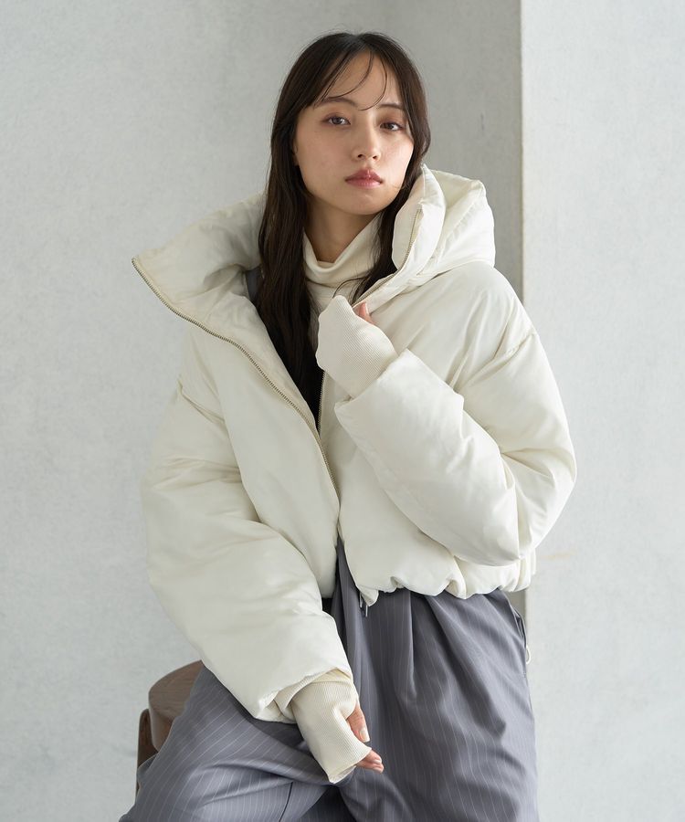 earth music&ecology「2wayパファー ショートブルゾン」|ブルゾン・スタジャン|