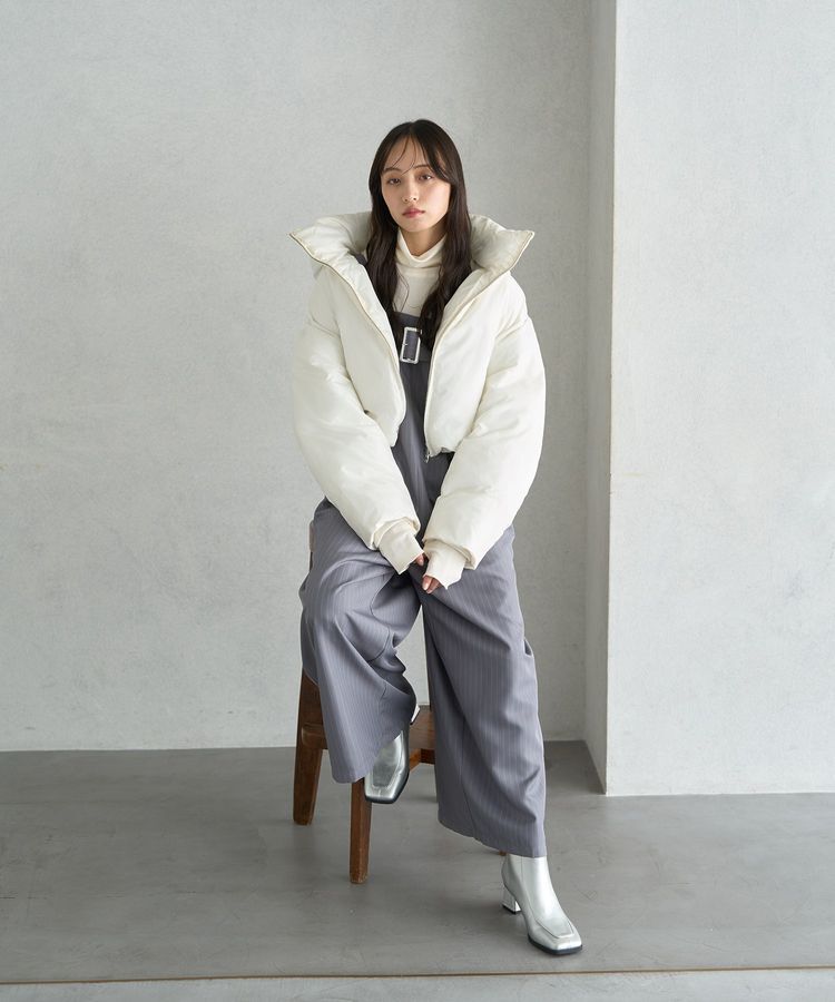 earth music&ecology「2wayパファー ショートブルゾン」|ブルゾン・スタジャン|