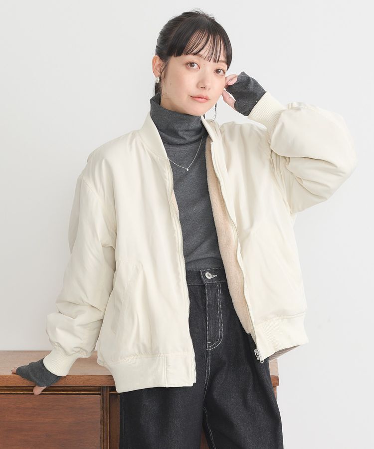 earth music&ecology「リブタートルネックプルオーバー」|Tシャツ・カットソー|