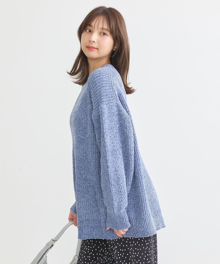 earth music&ecology「シャイニーベロアチュニック」|チュニック|