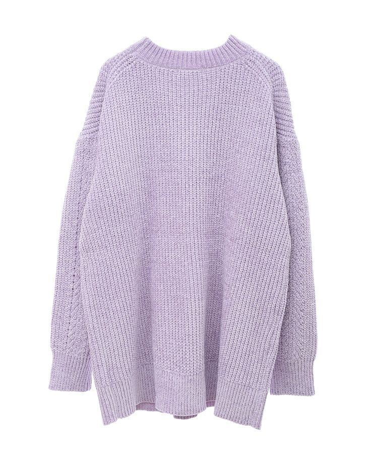 earth music&ecology「シャイニーベロアチュニック」|チュニック|