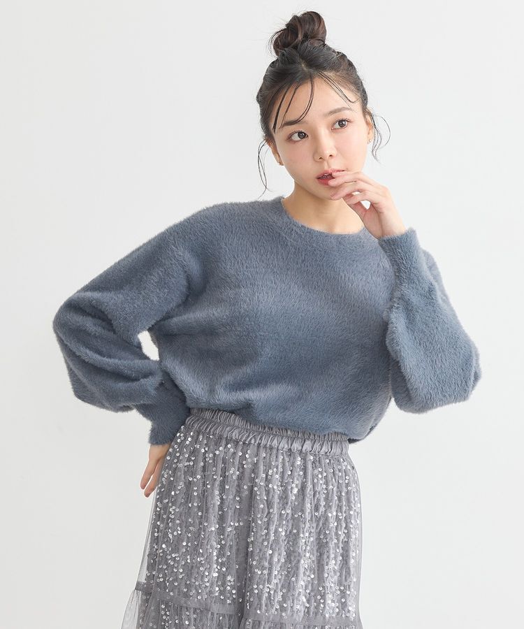 earth music&ecology「ミニシャギープルオーバー」|ニット・セーター|