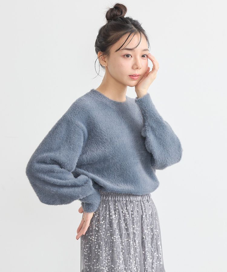 earth music&ecology「ミニシャギープルオーバー」|ニット・セーター|