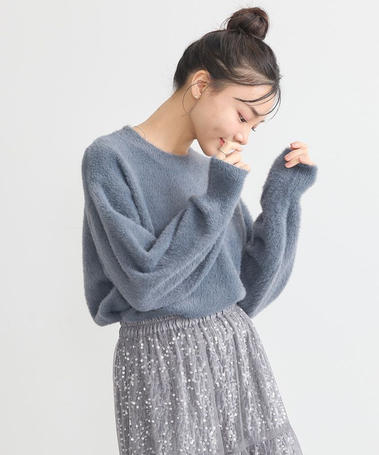 earth music&ecology「ミニシャギープルオーバー」|ニット・セーター|