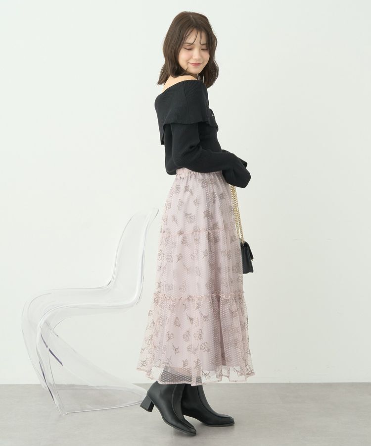 earth music&ecology「2Wayオフショルニットプルオーバー」|ニット・セーター|