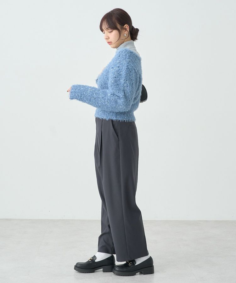 earth music&ecology「ジャンボノットシャギーニットプルオーバー」|ニット・セーター|