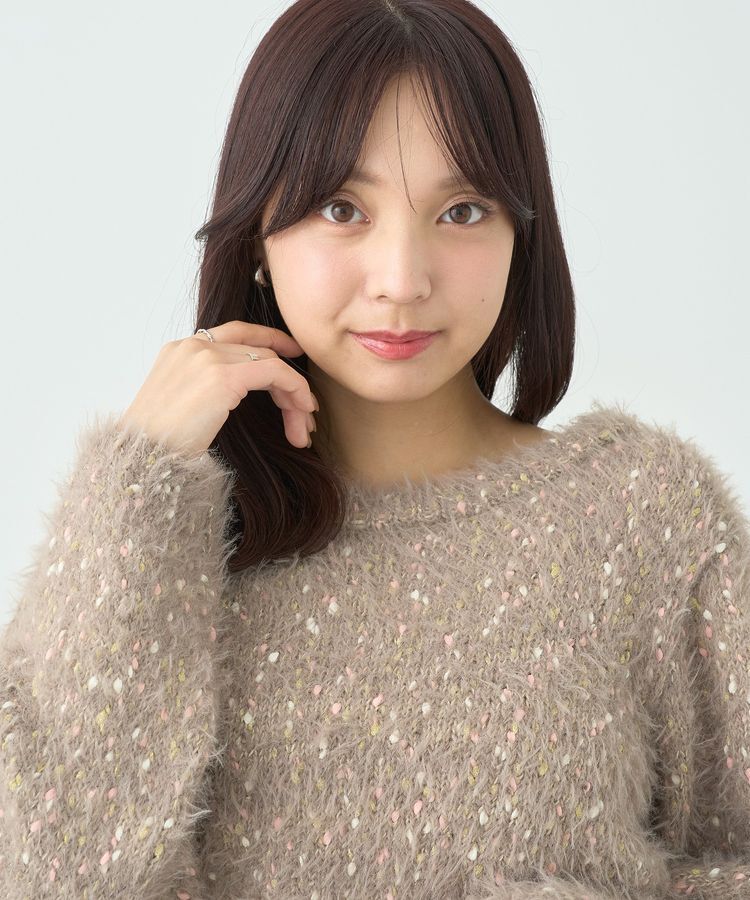 earth music&ecology「ジャンボノットシャギーニットプルオーバー」|ニット・セーター|