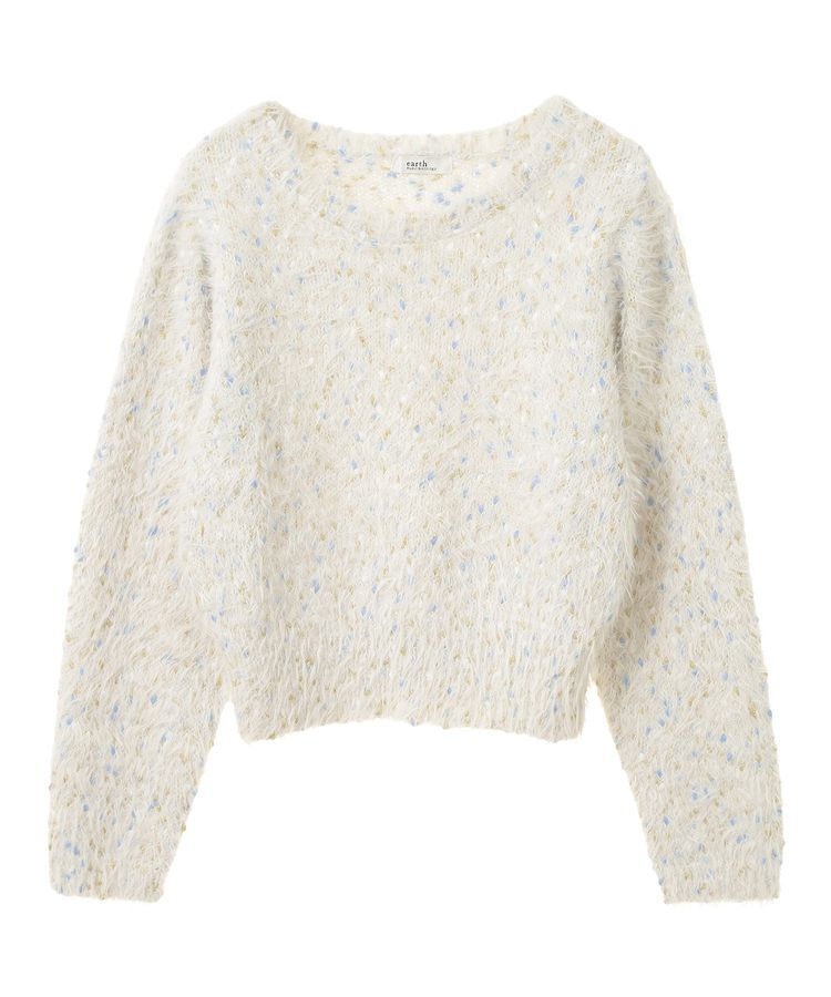 earth music&ecology「ジャンボノットシャギーニットプルオーバー」|ニット・セーター|