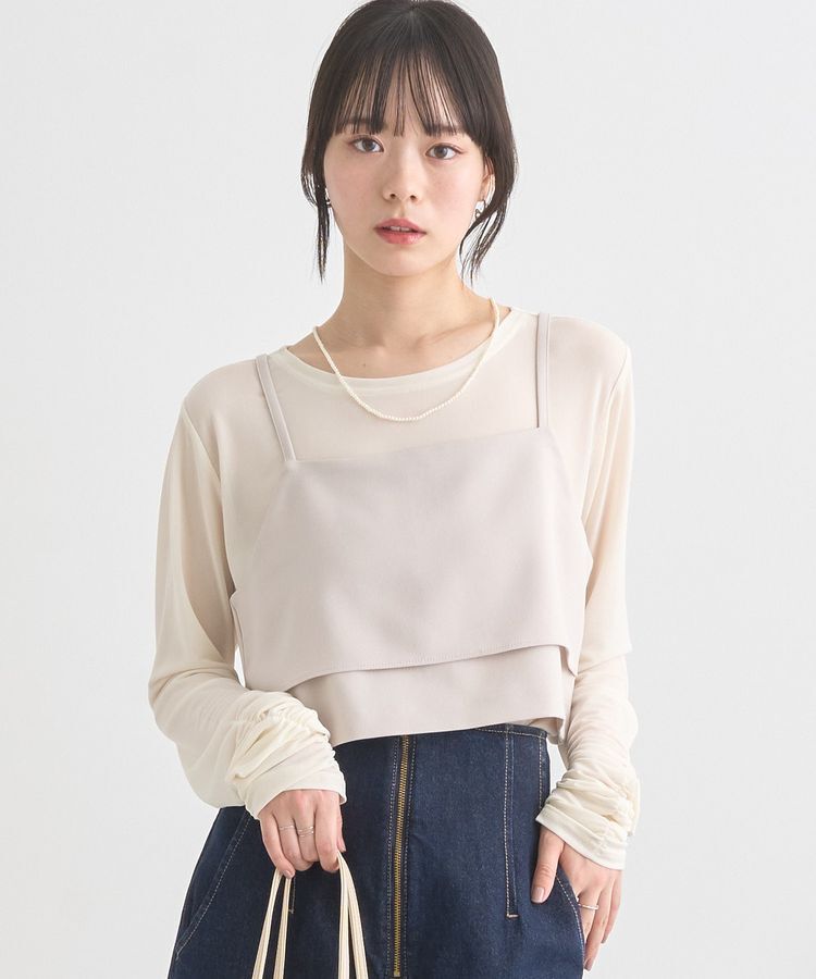 earth music&ecology「前後2wayビスチェ」|ベスト・ジレ|