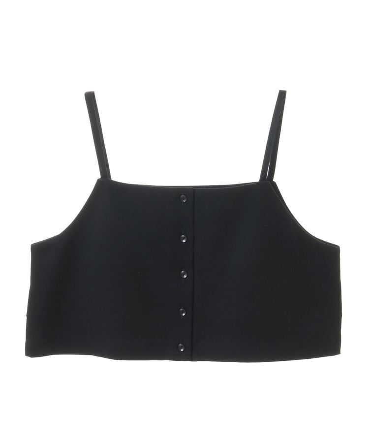 earth music&ecology「前後2wayビスチェ」|ベスト・ジレ|Black