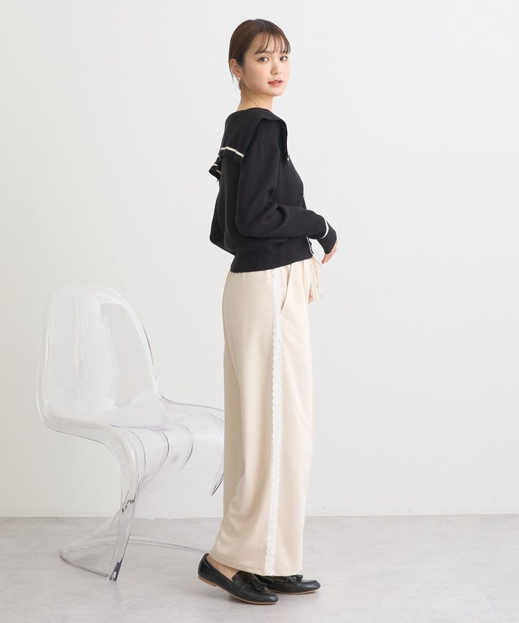 earth music&ecology「ビッグカラーカーディガン」|カーディガン|