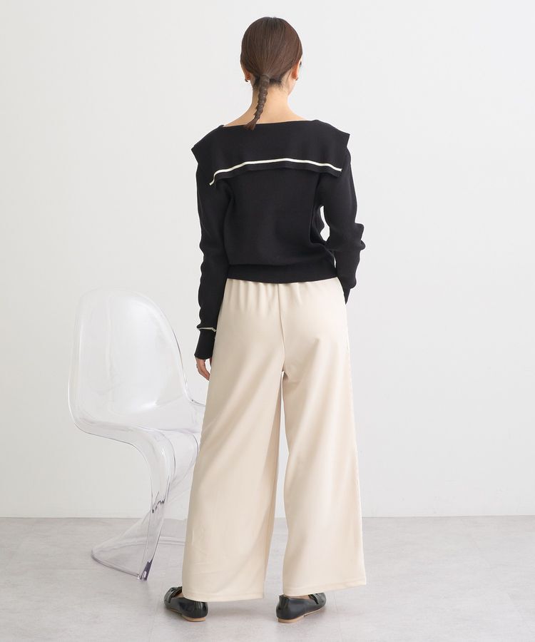 earth music&ecology「ビッグカラーカーディガン」|カーディガン|