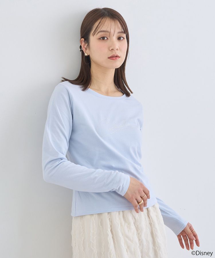 earth music&ecology「シンデレラ/ビジューロゴプルオーバー」|Tシャツ・カットソー|